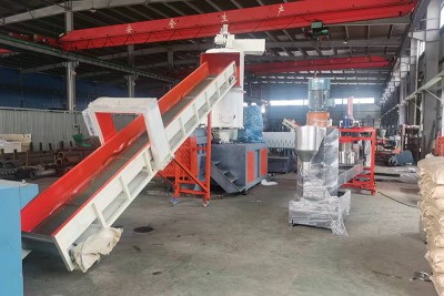 Single-Stage Compactor Type Plastic Pelletizing Line